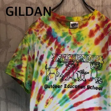 GILDAN 길단 타이다이 티셔츠 애니멀 N