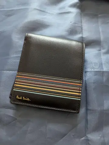 paul smith 시그니처 스트라이프 텍스처 2단 지갑