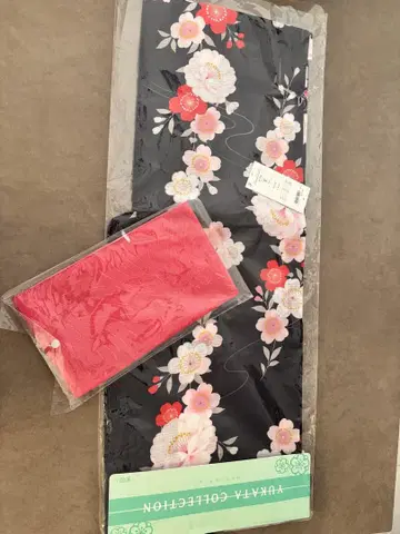 유카타 오비 포함 미사용 새상품