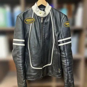 vanson 가죽 싱글 라이더스 재킷