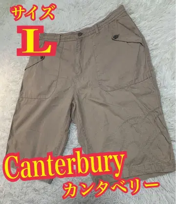Canterbury 캔터베리 하프 팬츠 자수 로고 럭비 L 사이즈