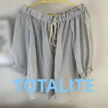 TOTALITE 블라우스, 린넨, 실크 혼방