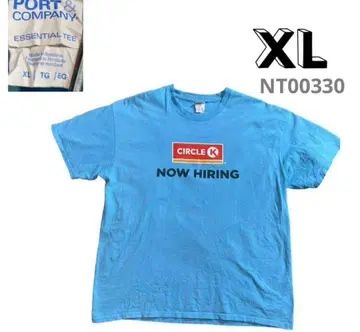 서클 케이 Circle K 티셔츠 XL 박스 로고 기업 로고 편의점