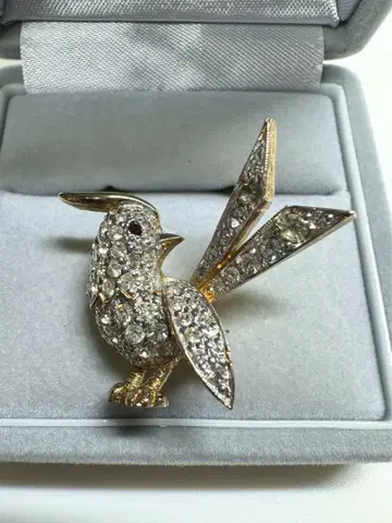 PANETTA 파네타 새 모티브 빈티지 브로치