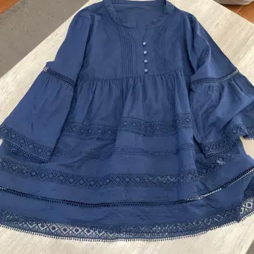 natural mist class 풀오버 네이비 컬러 프리 사이즈