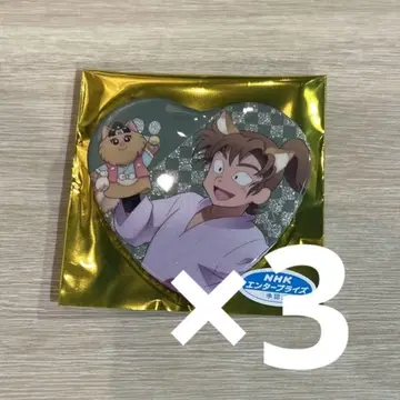 닌타마 란타로 난자타운 하트 캔뱃지 젠포우지 이사쿠