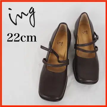 ing*잉그*스트랩 펌프스*22cm*브라운*O4073