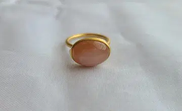 오주르 반지 액세서리 피치 문스톤 13