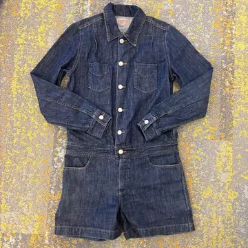 아페쎄 madras 데님 올인원