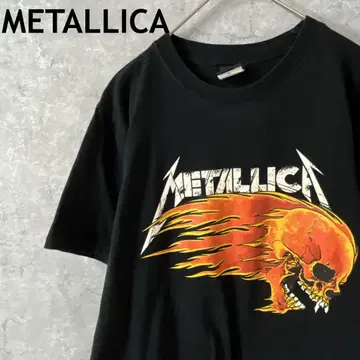 METALLICA 티셔츠 반팔 against 제작 남성용 L 사이즈