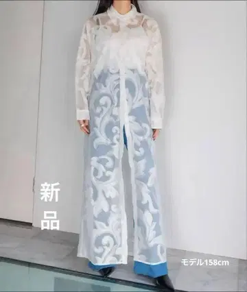 새상품 sahara 레이스 Long Shirt Dress 레이스 원피스