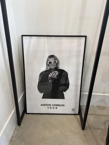 ANTON CORBIJN 1-2-3-4 포스터 커트 코베인 너바나