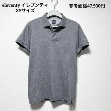 eleventy 일레븐티 반팔 피케 셔츠 그레이 XS 사이즈