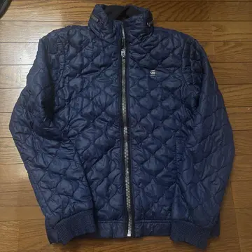 G-STAR RAW 네이비 퀼팅 자켓 S