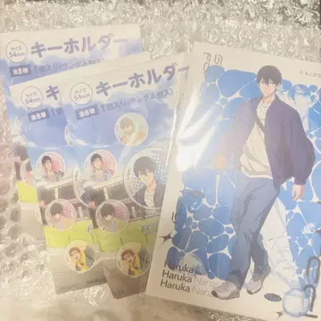 Free! x 이와미초 엽서 세트 키링