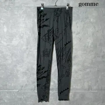 GOMME H 밴딩 놀이공원 올 패턴 이지 팬츠 레깅스 N968