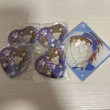 닌자 타마 란타로 난자 타운 하트 캔뱃지 후와 레이조