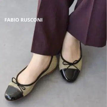 FABIO RUSCONI 발레 슈즈 펌프스 라운드토 22.5