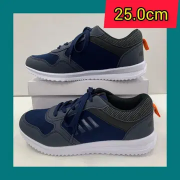 25.0cm/ 새상품 / 남성용 스니커즈 / 경량/캐주얼/네이비