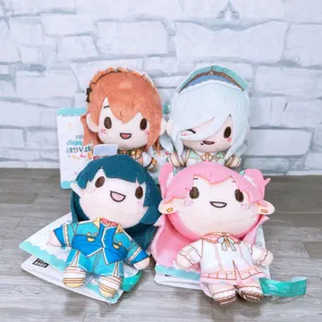 프로세카 후와푸치 마스코트 산리오 모어모어점프 전4종 세트 봉제 인형