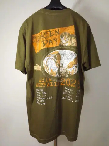 새상품 GREEN DAY 그린 데이 티셔츠 2025년 재팬 투어