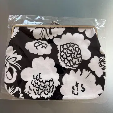 미사용 새상품 마리메꼬 marimekko 가마구치 파우치 꽃무늬