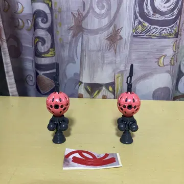 HG 빨간 건담 비트 2개 조립 완료 씰 미부착