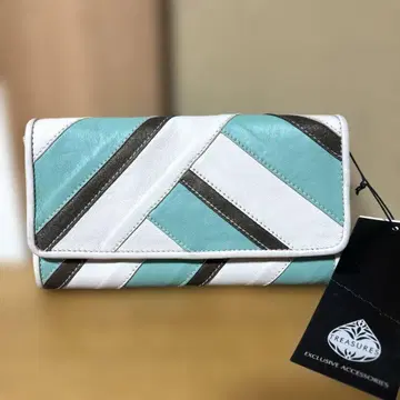 미사용 레어 레트로 TREASURES 가죽 지갑 여성용 장지갑