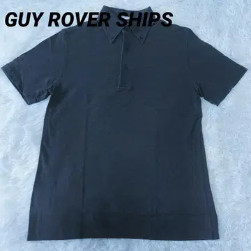 이탈리아제 GUY ROVER SHIPS 가이 로버 피케 셔츠 L 네이비