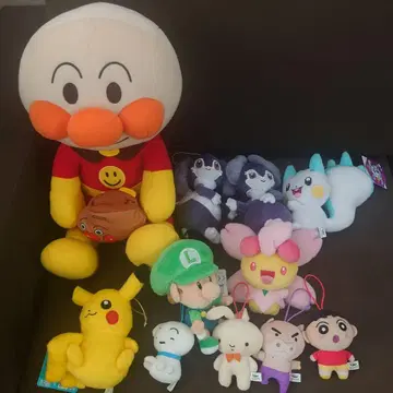 호빵맨 봉제 인형 세트