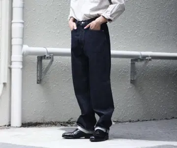 오라리 HARD-TWIST-DENIM-WIDE