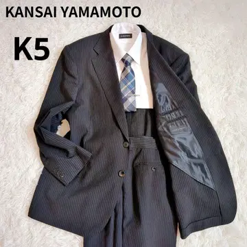 레어 킹사이즈 간사이 야마모토 수트 셋업 K5 블랙