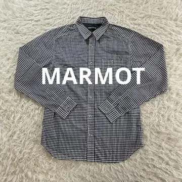 MARMOT 긴팔 체크 무늬 셔츠
