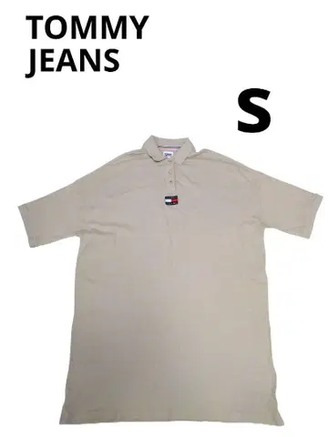 TOMMY JEANS 폴로 셔츠 S 원피스 오버 사이즈 빅 빅 사이즈