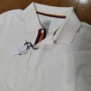 Paul Smith 폴스미스 새상품 남성용 피케 셔츠 화이트 XL