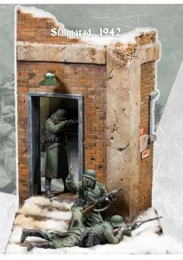 스케일 1/35 독일군 시가지 전투 디오라마 레진 키트