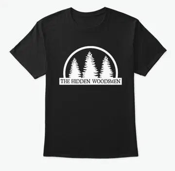 The Hidden Woodsmen 티셔츠 [블랙]