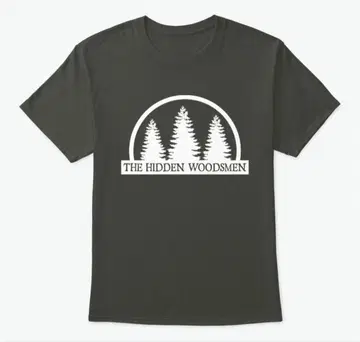 The Hidden Woodsmen 티셔츠 [짙은 그레이]