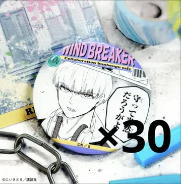 WINDBREAKER 카지 렌 문구 카페 캔뱃지 30개