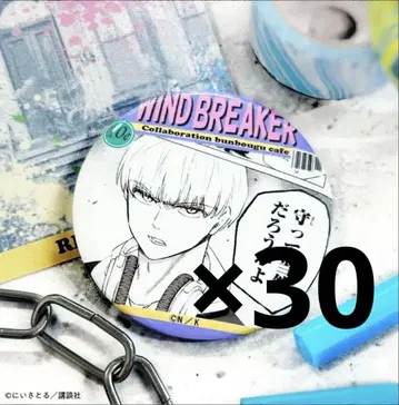 WINDBREAKER 카지 렌 문구 카페 캔뱃지 30개