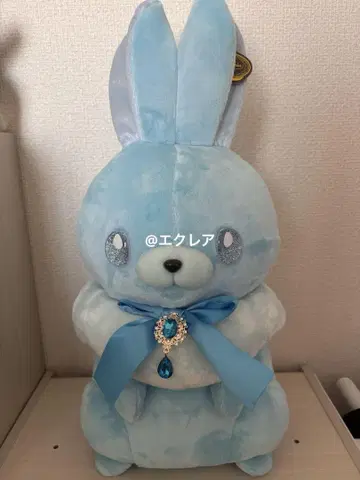 새상품! Diamond bunny 봉제 인형 스카이블루 덕질 토끼 라빗