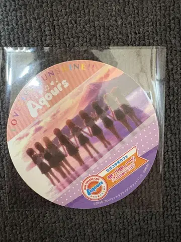 Aqours 세가 콜라보 카페 파르페 혜택 코스터
