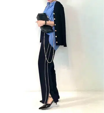 APSTUDIO 사이드라인 팬츠 네이비 36
