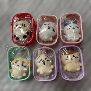 치이카와 (먼작귀) 앉은 봉제 인형 덕질 파우치 포함