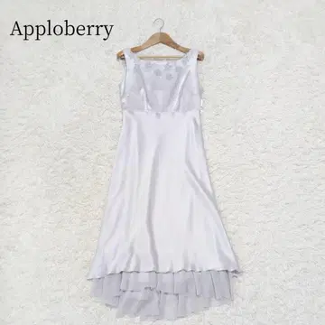 도쿄 소와르 Apploberry 슬리브리스 롱 원피스 [ M ] 실버