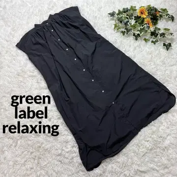 green label relaxing 슬리브리스 원피스 코튼