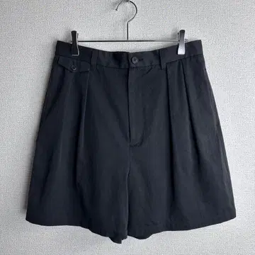 개럴개런트 코튼 트윌 숏 팬츠 블랙
