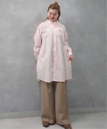 journal standard luxe 포플린 스탠드 셔츠