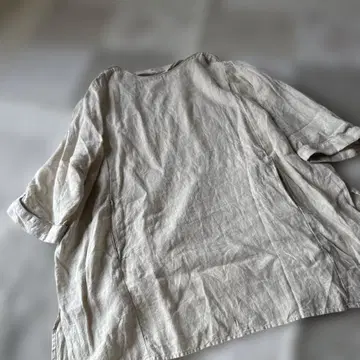 STUDIO CLIP 린넨 헐렁한 블라우스