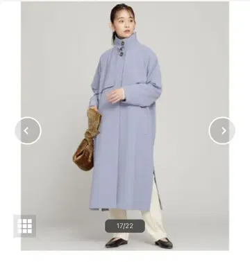 더블 크로스 롱 코트